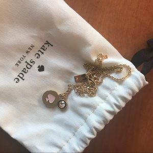 Kate Spade Light Pink Heart Necklace